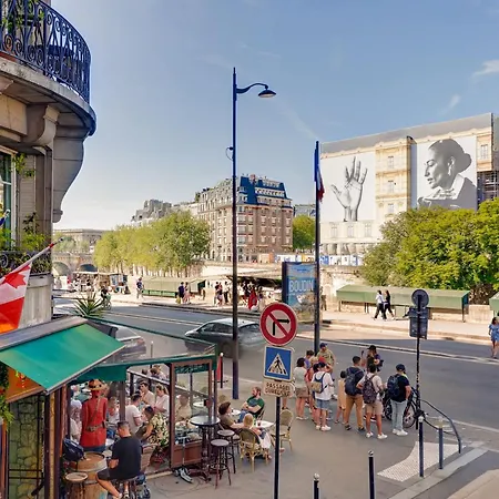 Havre Parisien A Saint-germain Avec Vue Seine Apartmán Paříž